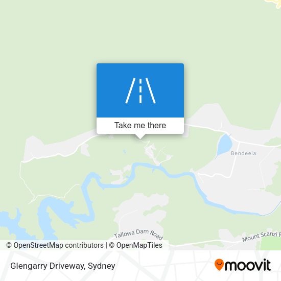 Glengarry Driveway map