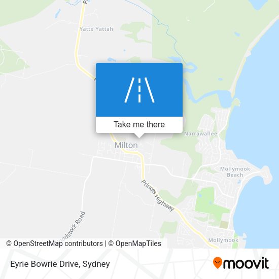 Eyrie Bowrie Drive map