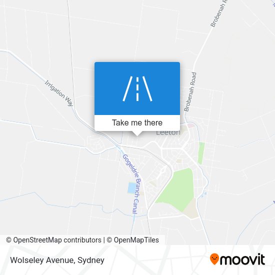 Wolseley Avenue map