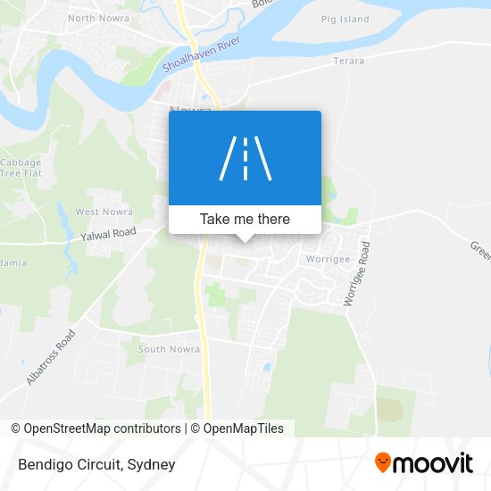 Bendigo Circuit map
