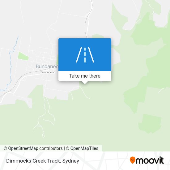 Dimmocks Creek Track map