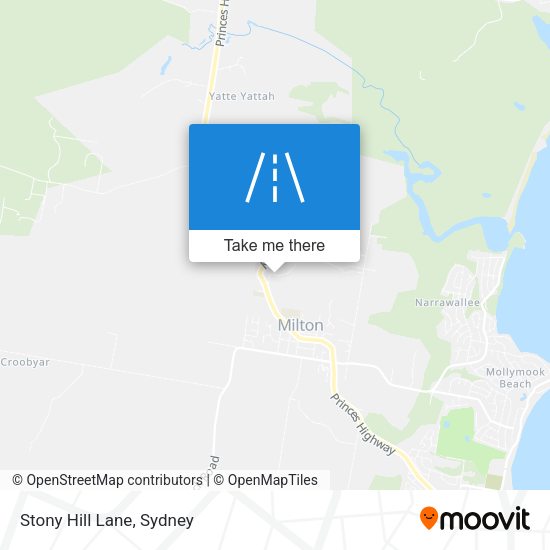 Stony Hill Lane map