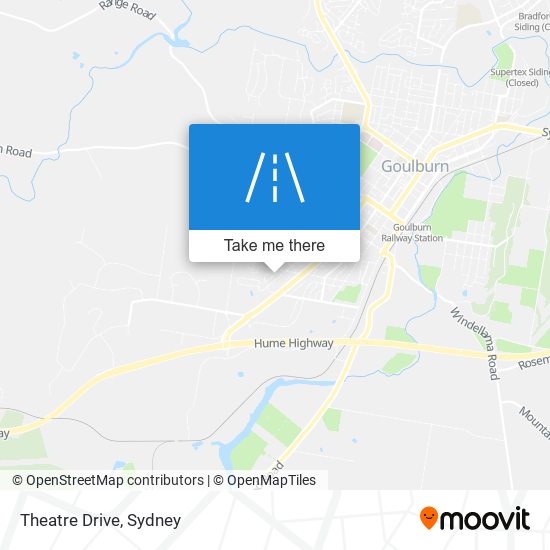 Theatre Drive map