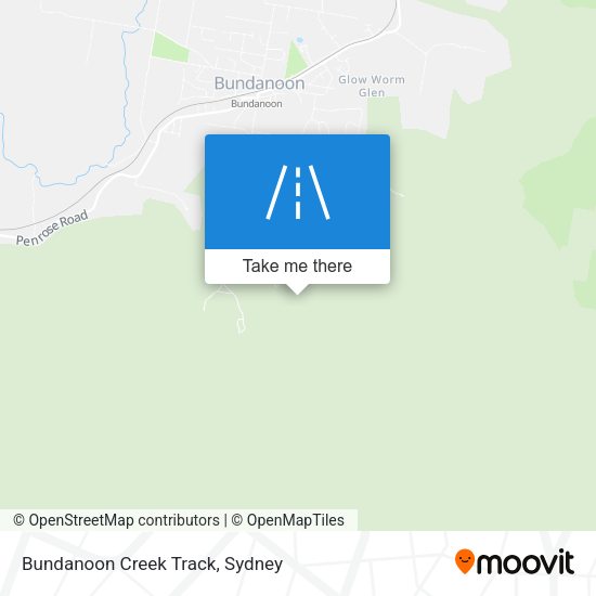 Bundanoon Creek Track map