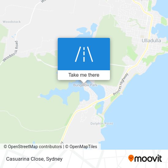 Casuarina Close map