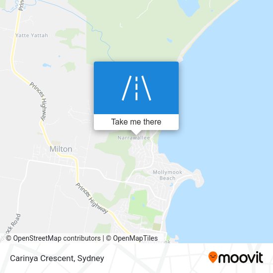 Carinya Crescent map