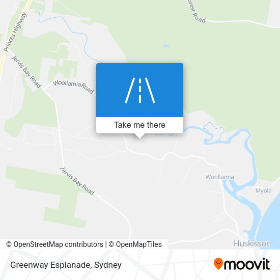 Greenway Esplanade map