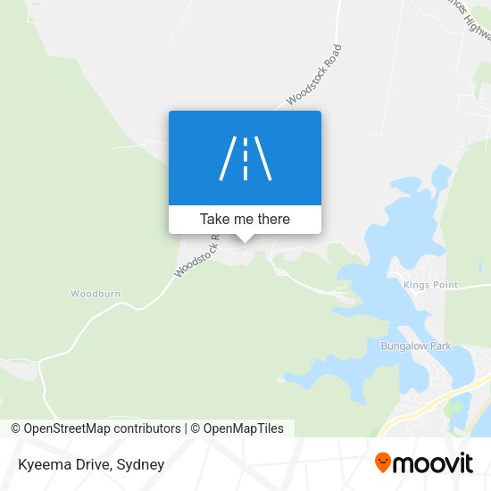 Kyeema Drive map