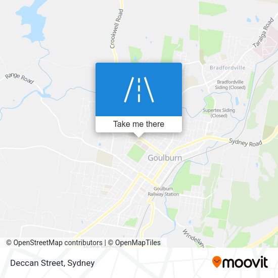 Deccan Street map