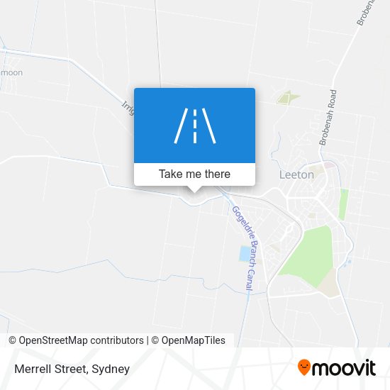 Merrell Street map