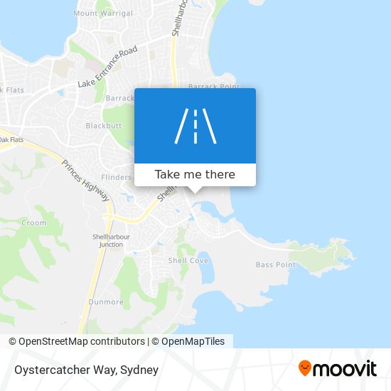 Oystercatcher Way map