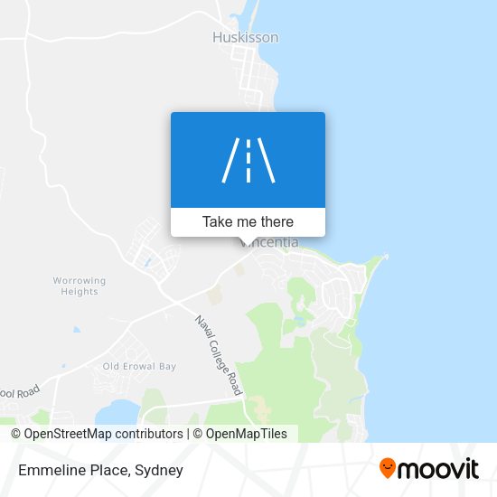 Emmeline Place map