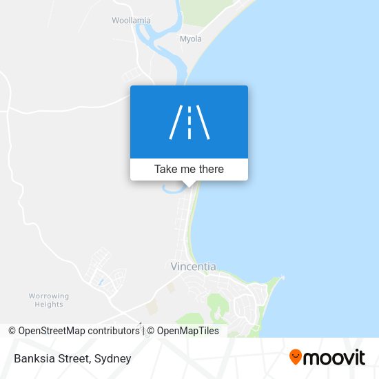 Banksia Street map