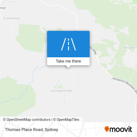 Thomas Place Road map