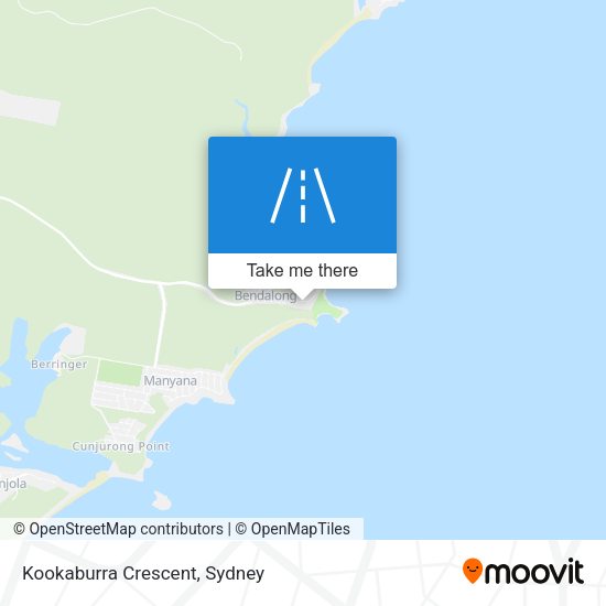 Kookaburra Crescent map