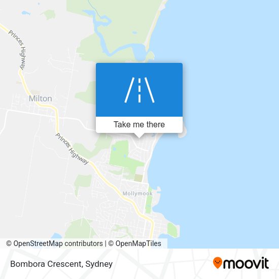 Bombora Crescent map