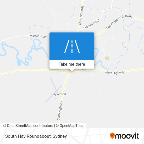 South Hay Roundabout map