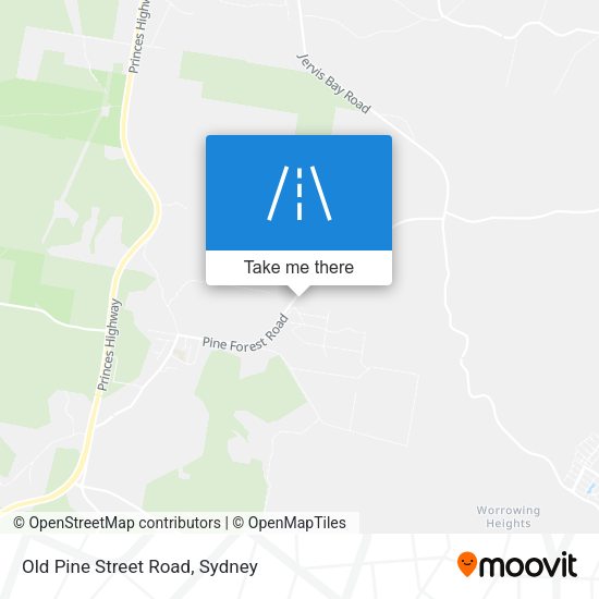 Old Pine Street Road map