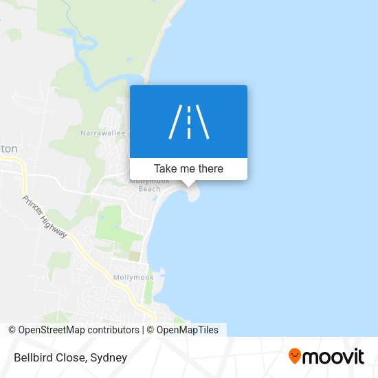 Bellbird Close map