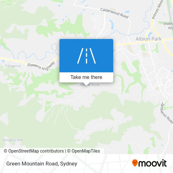 Green Mountain Road map
