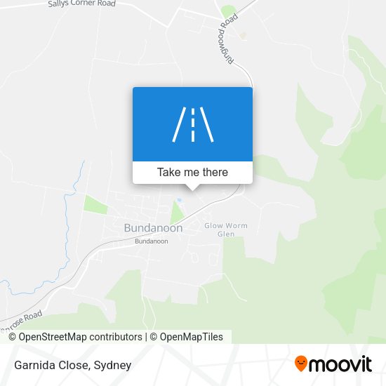 Garnida Close map