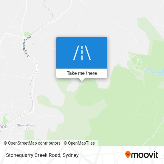 Stonequarry Creek Road map