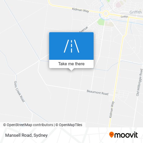 Mapa Mansell Road