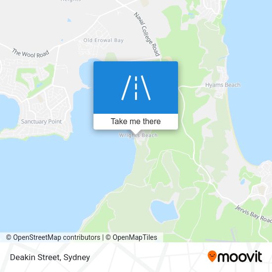 Deakin Street map