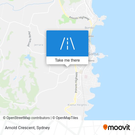 Arnold Crescent map