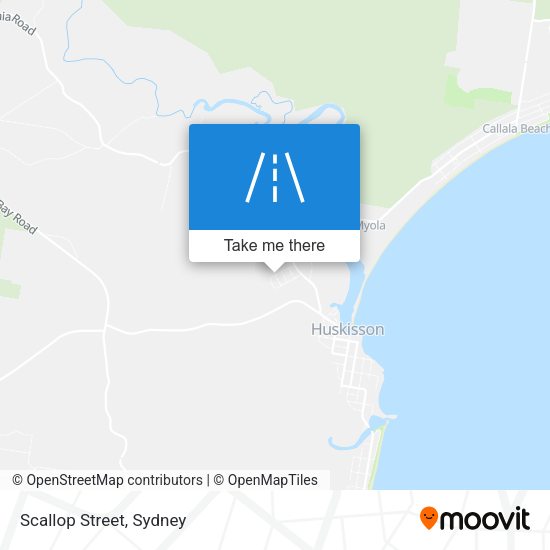 Scallop Street map