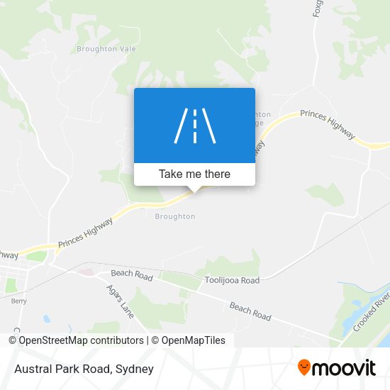 Austral Park Road map