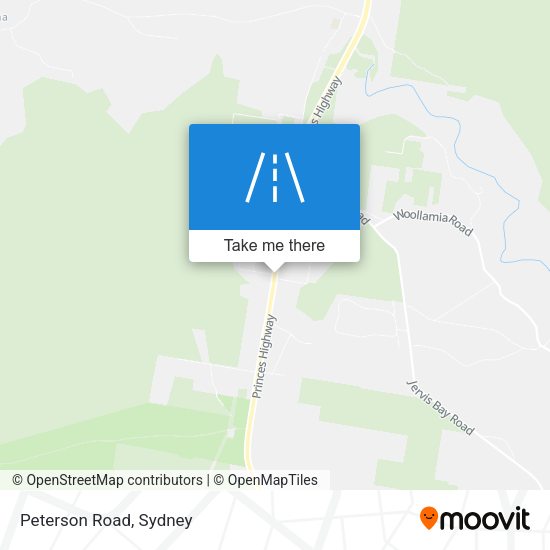 Peterson Road map