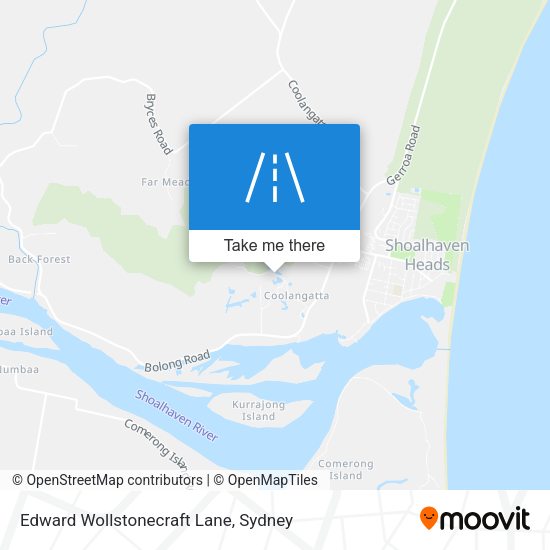 Edward Wollstonecraft Lane map