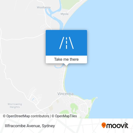 Illfracombe Avenue map