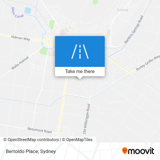 Bertoldo Place map