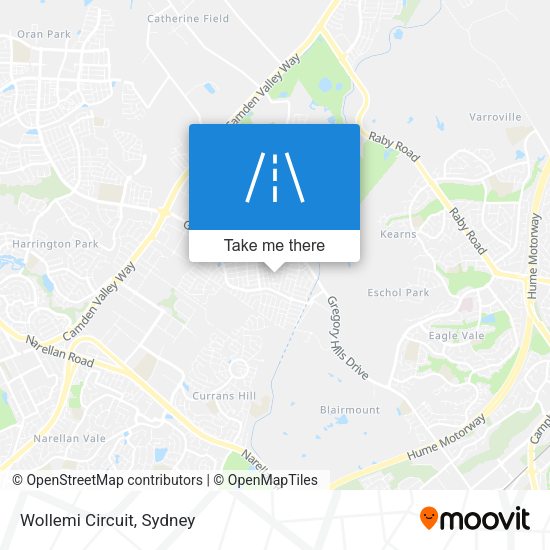 Wollemi Circuit map