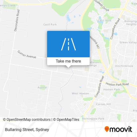 Bullaring Street map