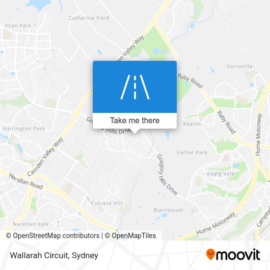 Wallarah Circuit map