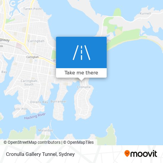 Cronulla Gallery Tunnel map