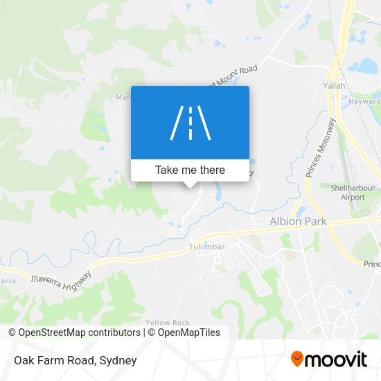 Oak Farm Road map