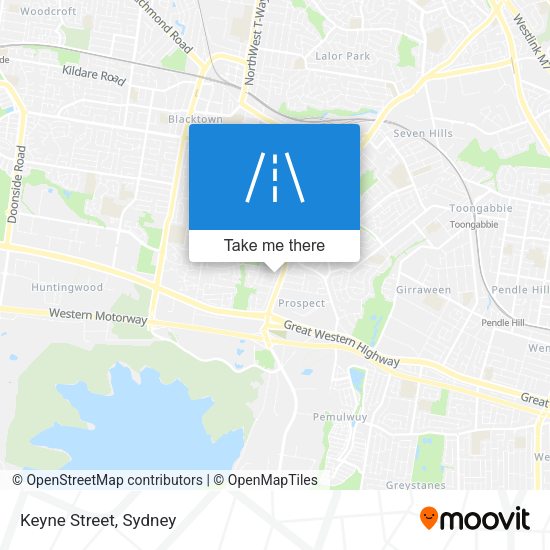 Keyne Street map