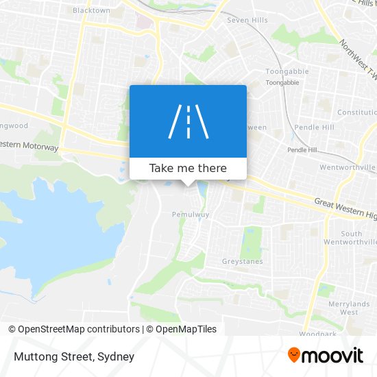 Muttong Street map