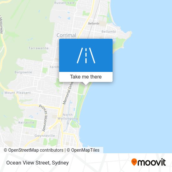 Ocean View Street map