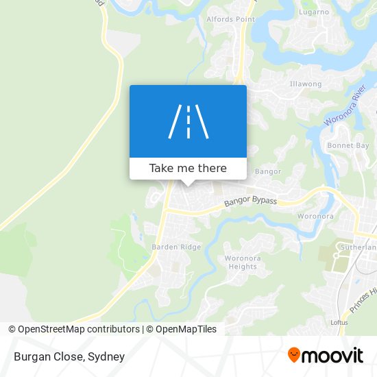 Burgan Close map