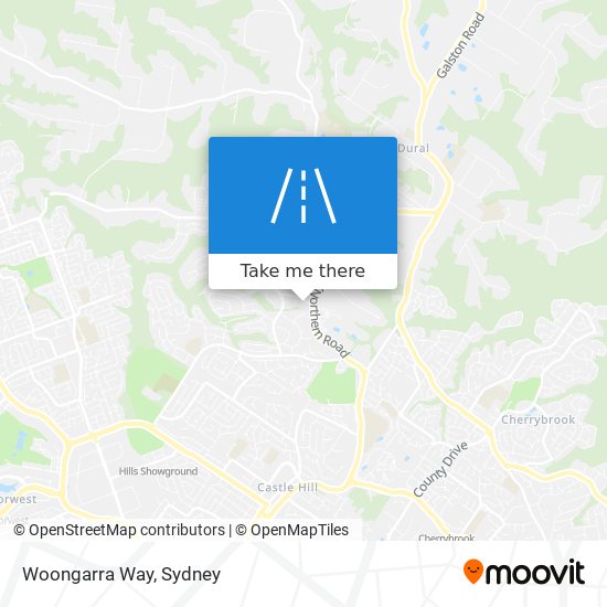 Woongarra Way map