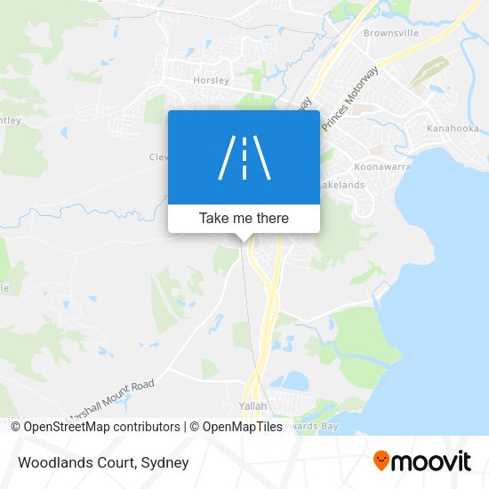 Woodlands Court map