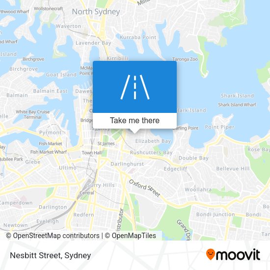 Nesbitt Street map