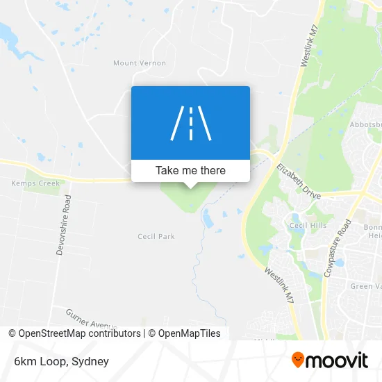 Mapa 6km Loop