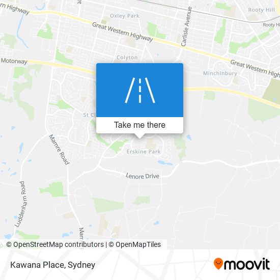 Kawana Place map