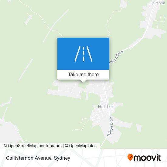 Callistemon Avenue map